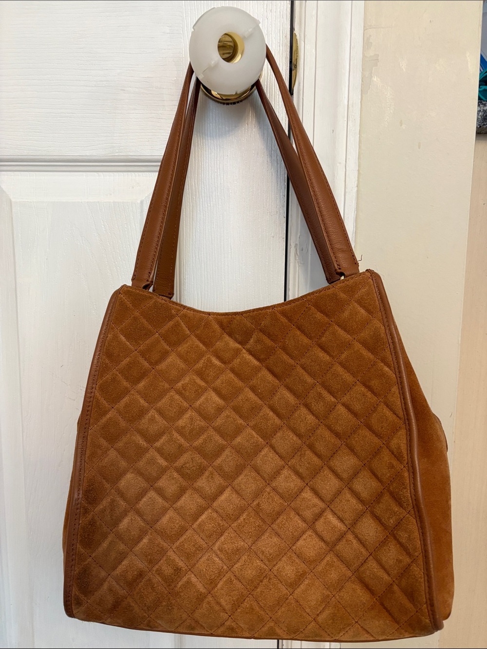 Talbots Brown Suede Leather Purse